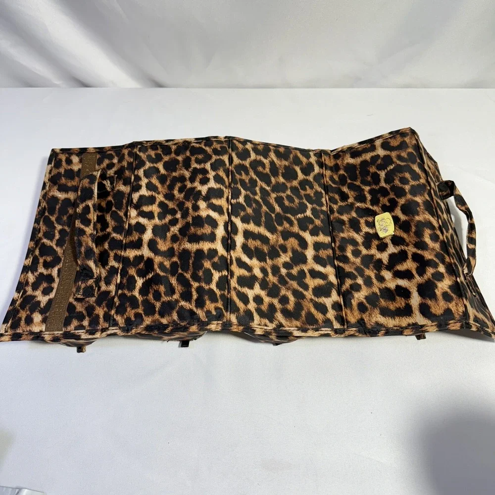 Joy Mangano Large Better Beauty Maleup‎ Case Leopard Travel